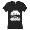 camp crystal lake est 1935 Women's V-Neck T-Shirt