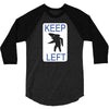 keep left shark 3/4 Sleeve Shirt