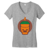 jack o latte Women's V-Neck T-Shirt