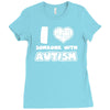 i love someone with autism Ladies Fitted T-Shirt