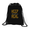 KEEP REAL Drawstring Bags