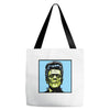 frankenstein pop art Tote Bags