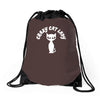 crazy cat lady Drawstring Bags