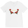 sassy with roses V-Neck Tee