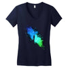 the birthplace of inspiration Women's V-Neck T-Shirt