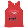 A January Girl Like A Flowers Tank Top