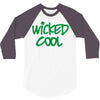 boston southie wicked cool 3/4 Sleeve Shirt