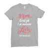 Mom Great Job I'm Awesome Love Happy Mother's Day Ladies Fitted T-Shirt