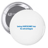 being awesome Pin-back button