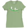 aliens Ladies Fitted T-Shirt