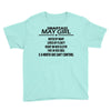 Smartass May Girl Youth Tee