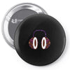 music Pin-back button