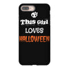 this girl loves halloween iPhone 8 Plus
