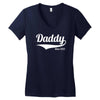 daddy since 2013 Women's V-Neck T-Shirt