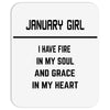 January Girl Mousepad