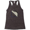 hypotenuse math humor Racerback Tank