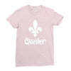 quebec canada Ladies Fitted T-Shirt