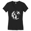 i shoot with my mind Women's V-Neck T-Shirt