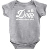 Dogs Because People Suck Baby Bodysuit