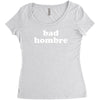 bad hombre Women's Triblend Scoop T-shirt