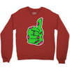zombie okay Crewneck Sweatshirt