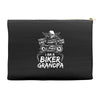 You Cant Scare Me I am Biker Grandpa Accessory Pouches