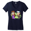 i'm a woman! Women's V-Neck T-Shirt
