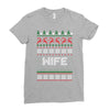 ugly christmas wife Ladies Fitted T-Shirt