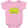 if life gives you lemons, add vodka t shirt Baby Onesie