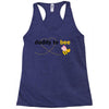 Daddy to Bee Baby Girl Racerback Tank