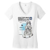 doctor who haynes manual critical dalek Women's V-Neck T-Shirt