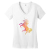 Unicorn Women's V-Neck T-Shirt