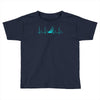 sailing heart beat Toddler T-shirt