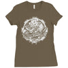 prepare for the future white Ladies Fitted T-Shirt