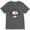 skully V-Neck Tee