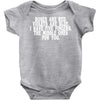 roses are red violets are blue i have five fingers the middle ones for Baby Onesie