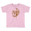 skull water color Toddler T-shirt