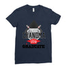 [granma name]proud grandma graduate 2018 Ladies Fitted T-Shirt