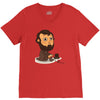 abraham play the game V-Neck Tee