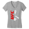 bruce lee family ufc Women's V-Neck T-Shirt