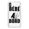 bebe a bord iPhoneX Case