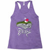don't step on the grass Racerback Tank