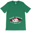 March Peeking Out Baby Girl T-Shirt