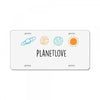 Planet License Plate