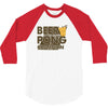 beer pong 3/4 Sleeve Shirt
