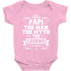Papi The Man The Myth The Legend Baby Onesie