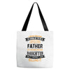 Super Cool Father Of A Freaking Awesome Daughter Tote Bags
