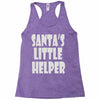 santa's little helper Racerback Tank