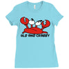 old and crabby Ladies Fitted T-Shirt