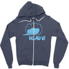 wave Zipper Hoodie